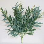 Silk Eucalyptus Leaves Bush,