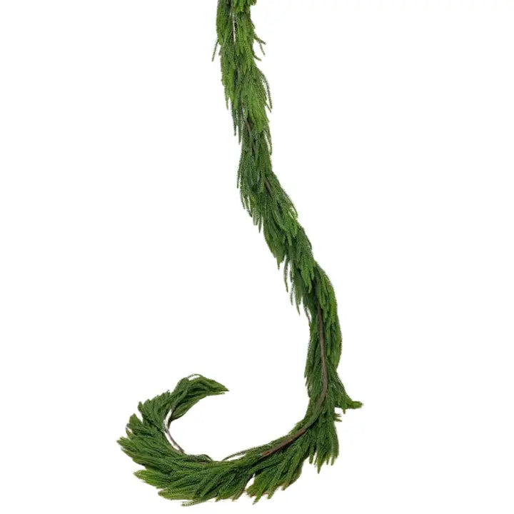 Real Touch Norfolk Pine Christmas Garland