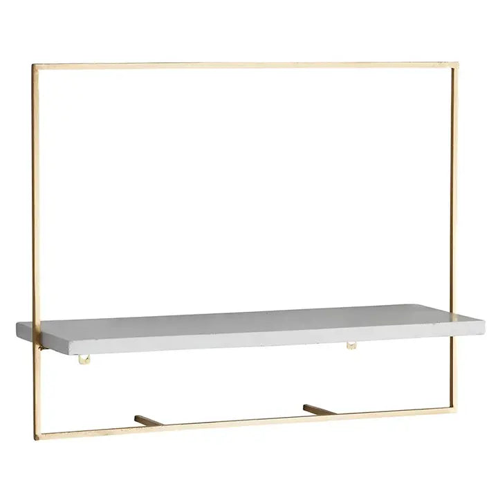 Brass Wall Shelves