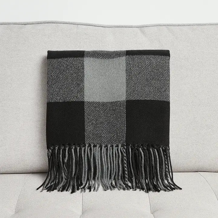 Classic Buffalo Plaid Decorative Throw Blanket