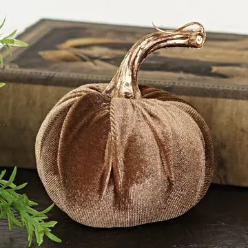 Velvet Pumpkins {4inch}