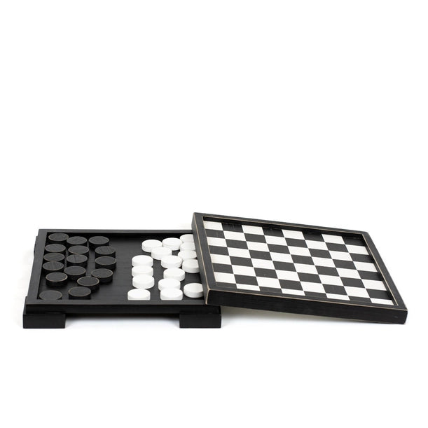 Wood Checker Board Set