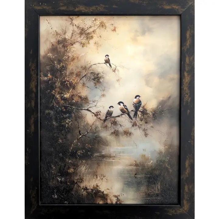 Three's A Crowd Vintage Wall Art