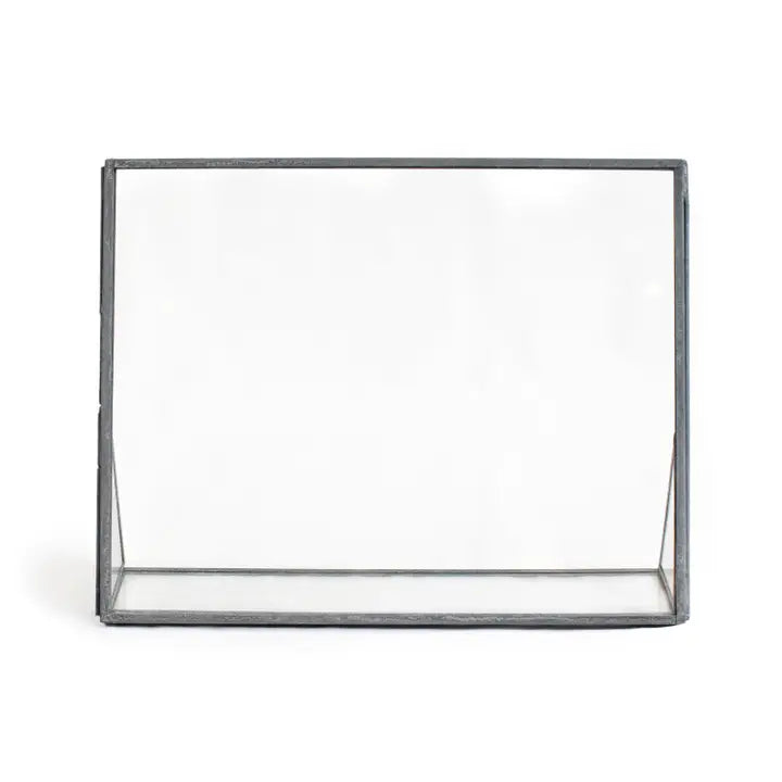 Zinc Finish Picture Frame w/Art