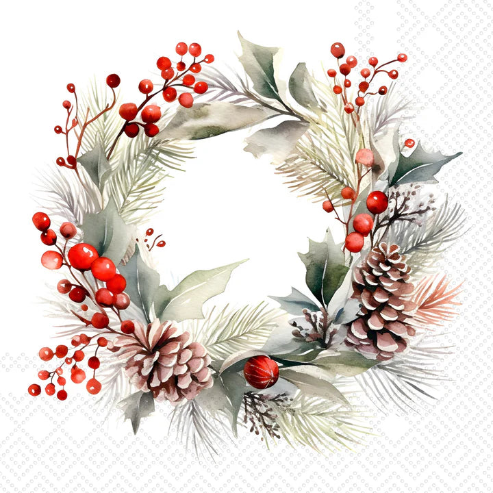 Delicate Wreath Lunch Napkin