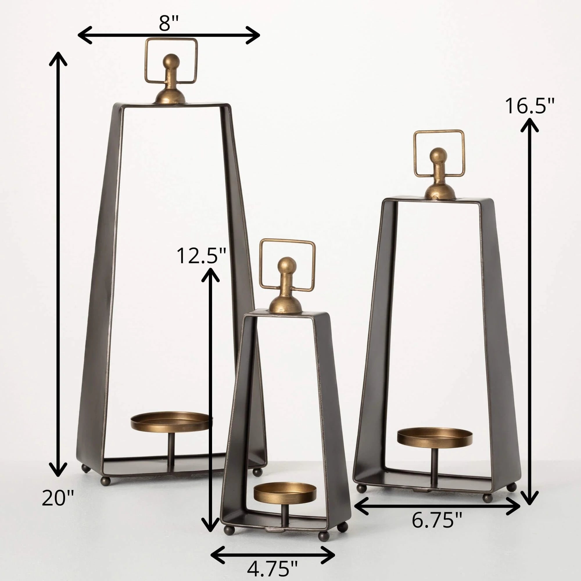 Metal Framed Lantern