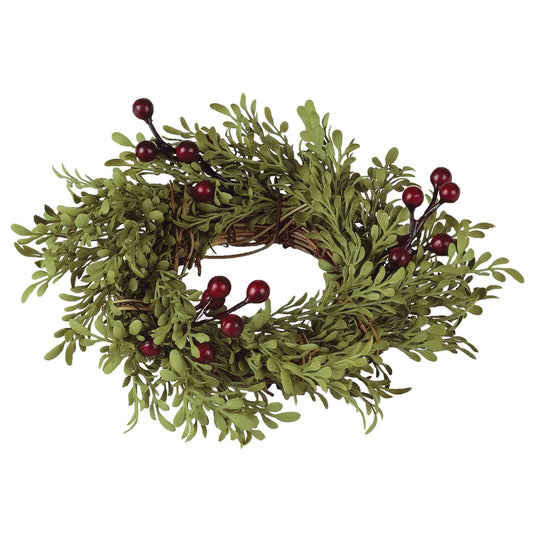 Mini Leaf Berry Wreath