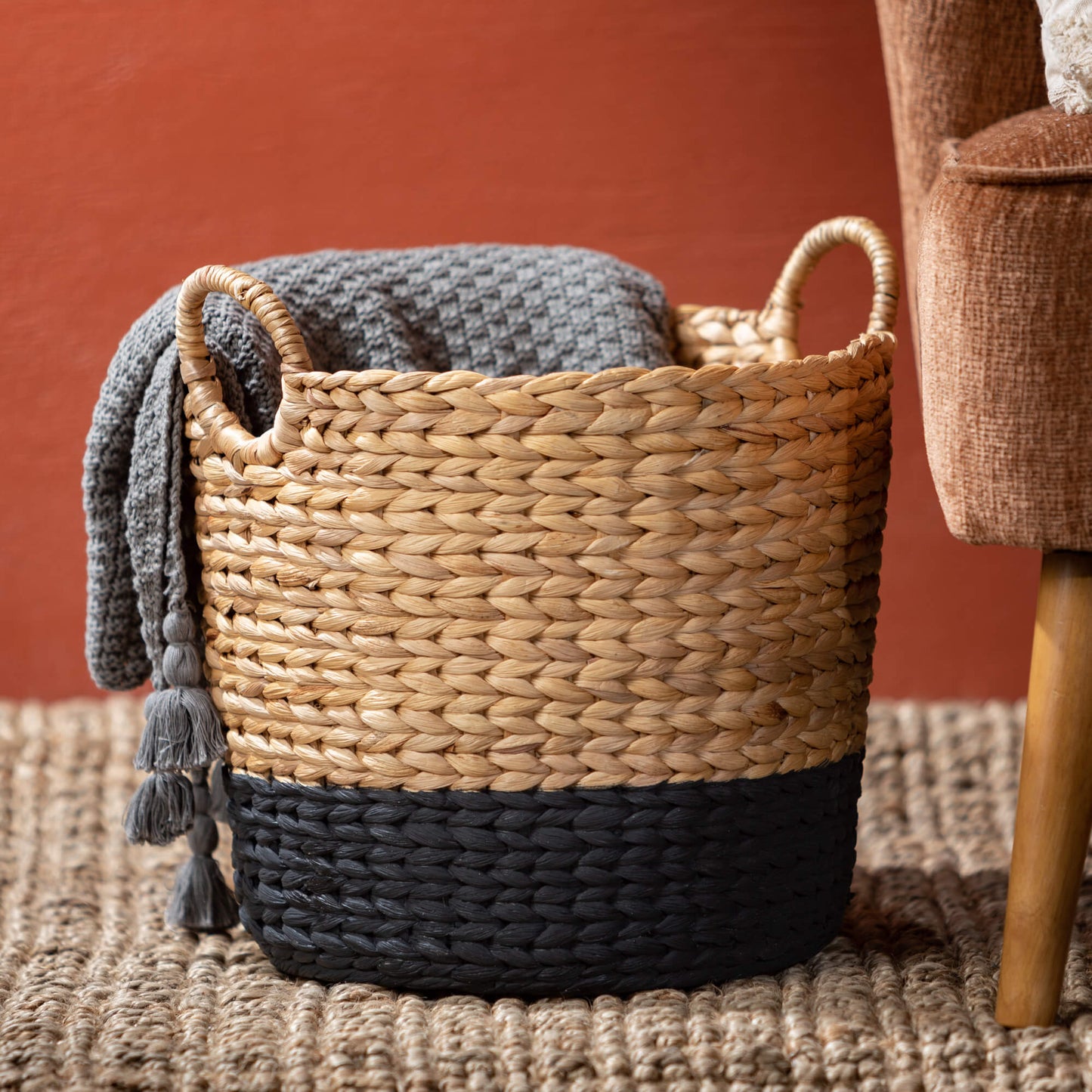 Black/Natural Basket