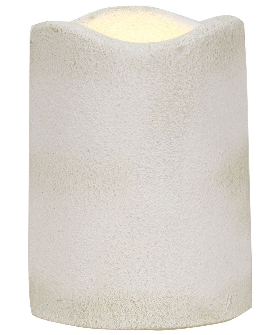 White Cement Timer Pillar