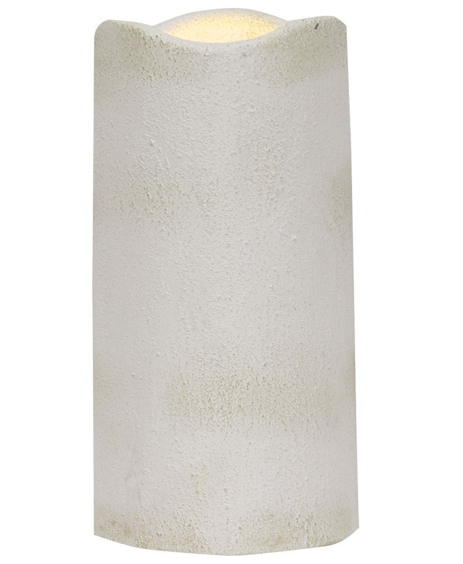 White Cement Timer Pillar
