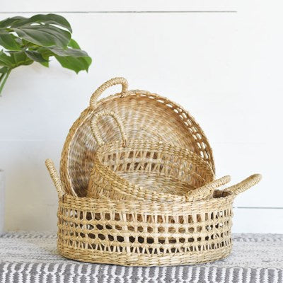 Seagrass Basket w/Handles