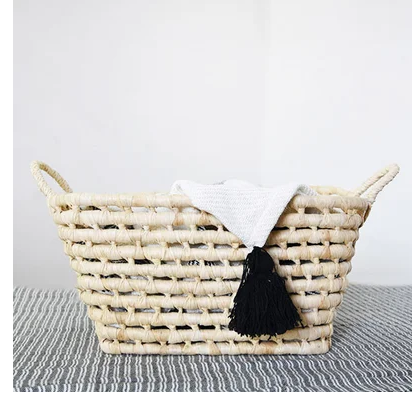 Natural Maize Basket with Handles