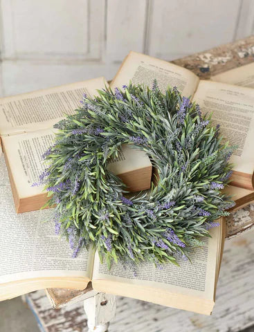Lavender Melody Wreath