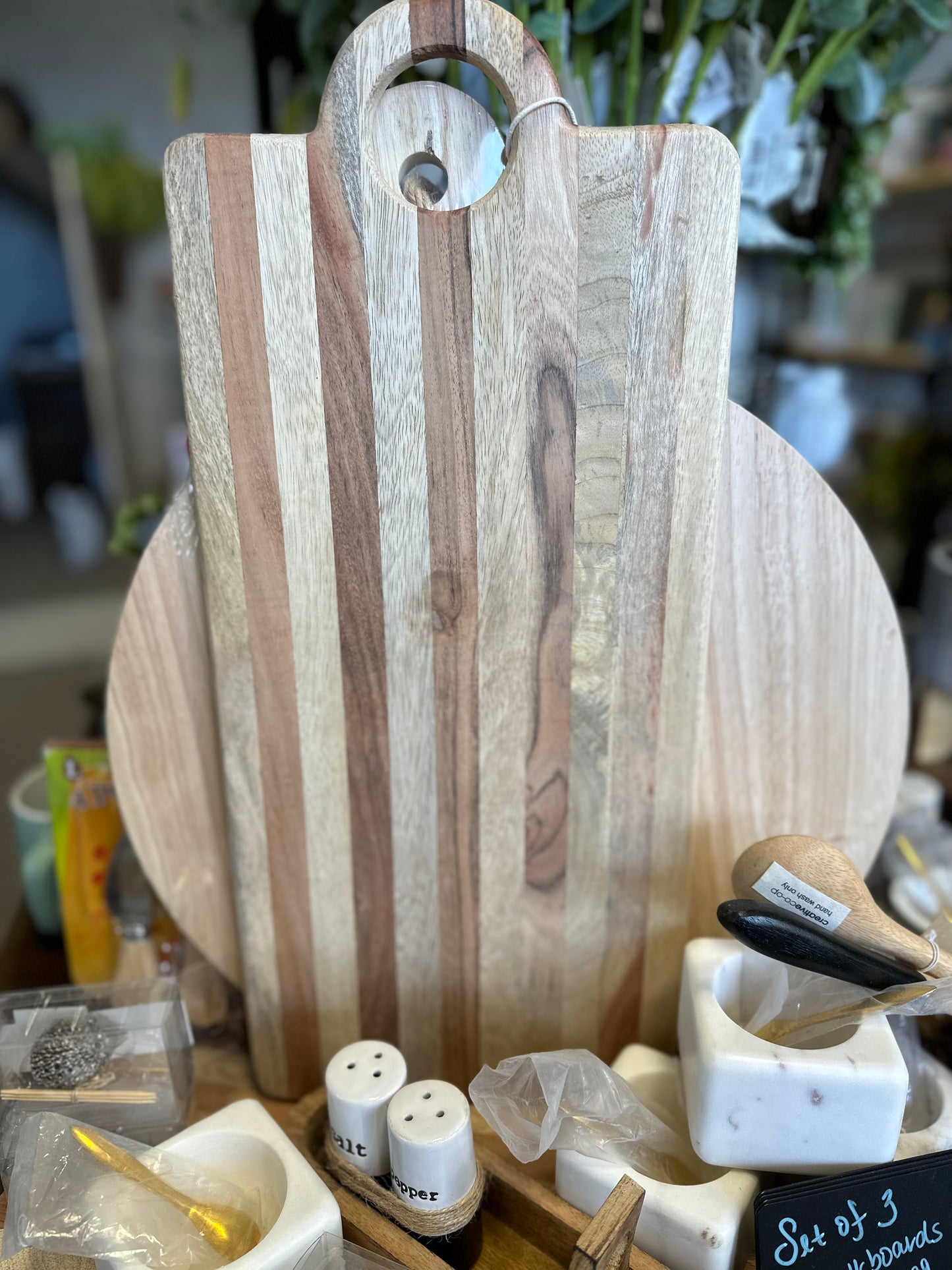 Mixed Wood Cutting Board